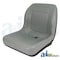A & I Products Seat, Lawn & Garden, UTV, Tractor, Gray Vinyl 28" x19" x14" A-LGT100GR - alternate 1